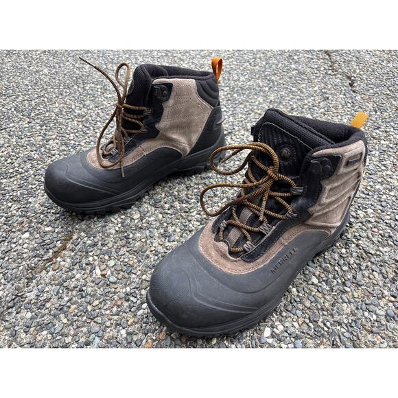 Merrell Boots Mid Waterproof Opti-Warm 200 Gram Insulation J39487 sz 10.5 main image 4